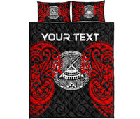 American Samoa Polynesian Custom Personalised Quilt Bed Set - American Samoan Spirit - Polynesian Pride