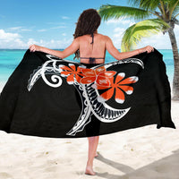 Plumeria Polynesia Orange Sarong - Polynesian Pride