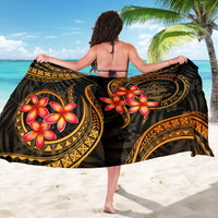 Palau Sarong - Gold Plumeria - Polynesian Pride
