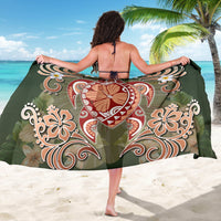 Hawaii Turtle Hibiscus Plumeria Sarong - Jessi Style - AH - Polynesian Pride