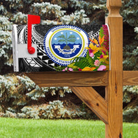 Federated States of Micronesia Mailbox Cover - Tropical Flowers Style - Polynesian Pride