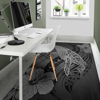 Hawaii Polynesia Whale Hibiscus - Grey - Polynesian Pride