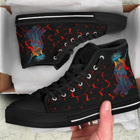 Hawaii Pele Mauna Kea High Top Shoe V.2 - Lava Style - Polynesian Pride