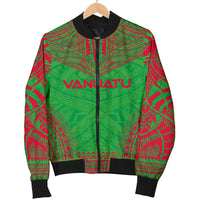 Vanuatu Flag Polynesian Chief Men's Bomber Jacket - Polynesian Pride