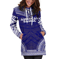 American Samoa Women's Hoodie Dress - Polynesian Flag Chief - Polynesian Pride