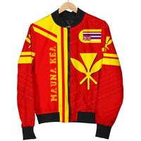 Kanaka Polynesian Mauna Kea Women's Bomber Jacket - Morale Style - Polynesian Pride