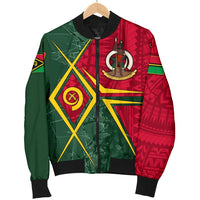 Vanuatu Men's Bomber Jacket - Vanuatu Legend - Polynesian Pride