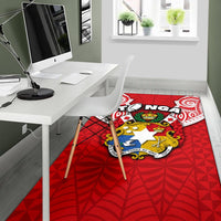 (Custom Personalised) Tonga Rugby Area Rug Royal Style - Polynesian Pride