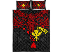 Polynesian Hawaii Quilt Bed Set - Polynesian Whale Tail - Polynesian Pride