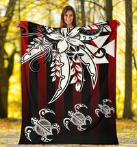 Wallis and Futuna Premium Blanket - Vertical Stripes Style - Polynesian Pride