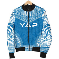 Yap Flag Polynesian Chief Men's Bomber Jacket - Polynesian Pride