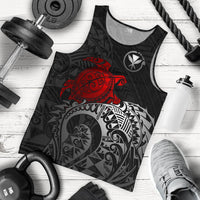 Polynesian Hawaii Men's Tank Top - Polynesian Turtle (Red) RED - Polynesian Pride
