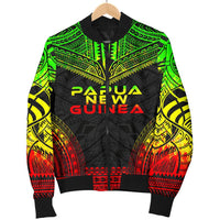 Papua New Guinea Polynesian Chief Men's Bomber Jacket - Reggae Version - Polynesian Pride
