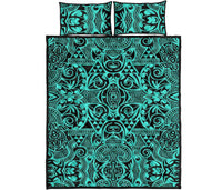 Hawaii Quilt Bed Set Polynesia Kakau Turtle AH - Polynesian Pride