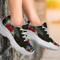 Cook Islands Hibiscus (Men/Women) Chunky Sneakers - Polynesian Pride
