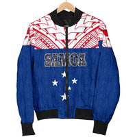 Samoa Men's Bomber Jacket - Polynesian Design - Polynesian Pride