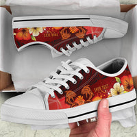 Hawaii Custom Personalised Low Top Shoes - Tribal Tuna Fish - Polynesian Pride