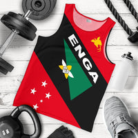 Papua New Guinea Men's Tank Top - Enga Province Red - Polynesian Pride