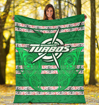 Manawatu Turbos Premium Blanket Maori Vibes - Polynesian Pride