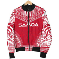Samoa Flag Polynesian Chief Men's Bomber Jacket - Polynesian Pride