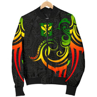 Hawaiian Kanaka Men's Bomber Jacket Hawaii Always In My Heart AH - Polynesian Pride