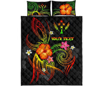 Kosrae Polynesian Personalised Quilt Bed Set - Legend of Kosrae (Reggae) - Polynesian Pride