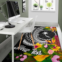 Chuuk State Area Rug - Custom Personalised Seal Spiral Polynesian Patterns - Polynesian Pride