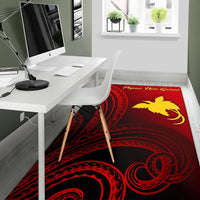 Papua New Guinea Are Rug - Raggiana Bird of Paradise Polynesian Patterns - Polynesian Pride