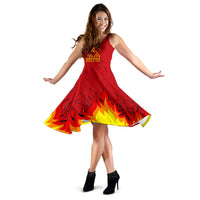Hawaii Mauna Kea Women's Dress - Fire Version - Polynesian Pride