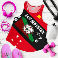 Papua New Guinea Women's Racerback Tank - East New Britain Province Red - Polynesian Pride