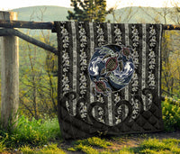 Hawaii Premium Quilt - Turtle Hibiscus Pattern - Polynesian Pride