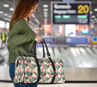 Hibiscus Plumeria Tropical Red Hawaii Travel Bag - Polynesian Pride