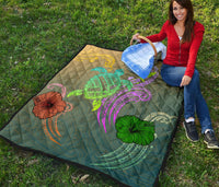 Hawaii Turtle Polynesian Premium Quilt - Tag Style - Polynesian Pride