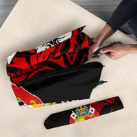 Mate Ma'a Tonga Rugby All Over Print Umbrellas Polynesian Unique Vibes - Red - Polynesian Pride