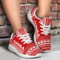 Tonga Sporty Sneakers - Polynesian Chief Flag Version - Polynesian Pride