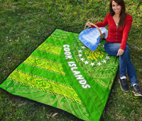 Cook Islands Premium Quilt Polynesian Victorian Vibes - Polynesian Pride