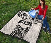 Fiji Rugby Premium Quilt Polynesian Waves Style - Polynesian Pride