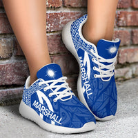 Marshall Islands Sporty Sneakers - Transit Blue Style - Polynesian Pride