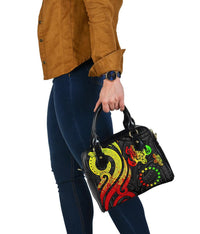 Cook Islands Shoulder Handbag - Reggae Tentacle Turtle - Polynesian Pride