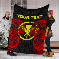Polynesian Custom Personalised Hawaii Premium Blanket - Hawaiian Spirit - Polynesian Pride