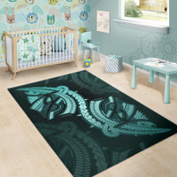 Polynesian Area Rug Turquoise - Polynesian Pride