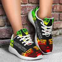 Vanuatu Sport Sneakers - Polynesian Tattoo Reggae - Polynesian Pride