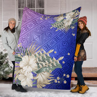 Hawaii Premium Blanket - Hawaii Hibiscus Polynesian Culture Revival - Polynesian Pride