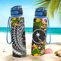 Chuuk State Hydro Tracking Bottle - Seal Spiral Polynesian Patterns - Polynesian Pride
