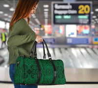 Polynesian Symmetry Green Hawaii Travel Bag - Polynesian Pride