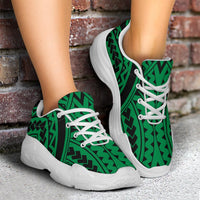 Polynesian Tradition Green Chunky Sneakers - Polynesian Pride