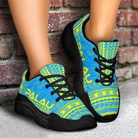 Palau Chunky Sneakers - Polynesian Chief Flag Version - Polynesian Pride
