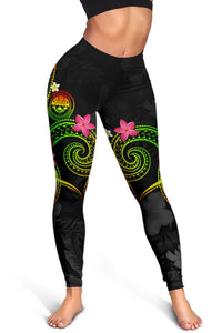 Federated States of Micronesia Polynesian Leggings - Legend of FSM (Reggae) - Polynesian Pride