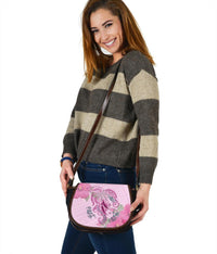 Polynesian Tribal Turtle Flowers Saddle Bag - Polynesian Pride