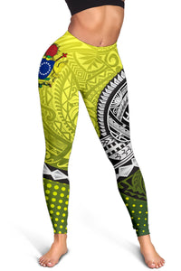 Cook Islands Rugby Women's Leggings Version Special - Polynesian Pride